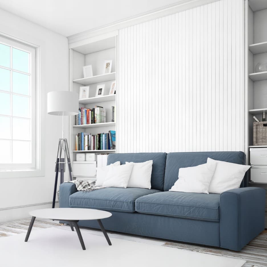 Lamelové panely MODULLO – Bílá