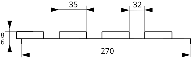 Technický nákres produktu
